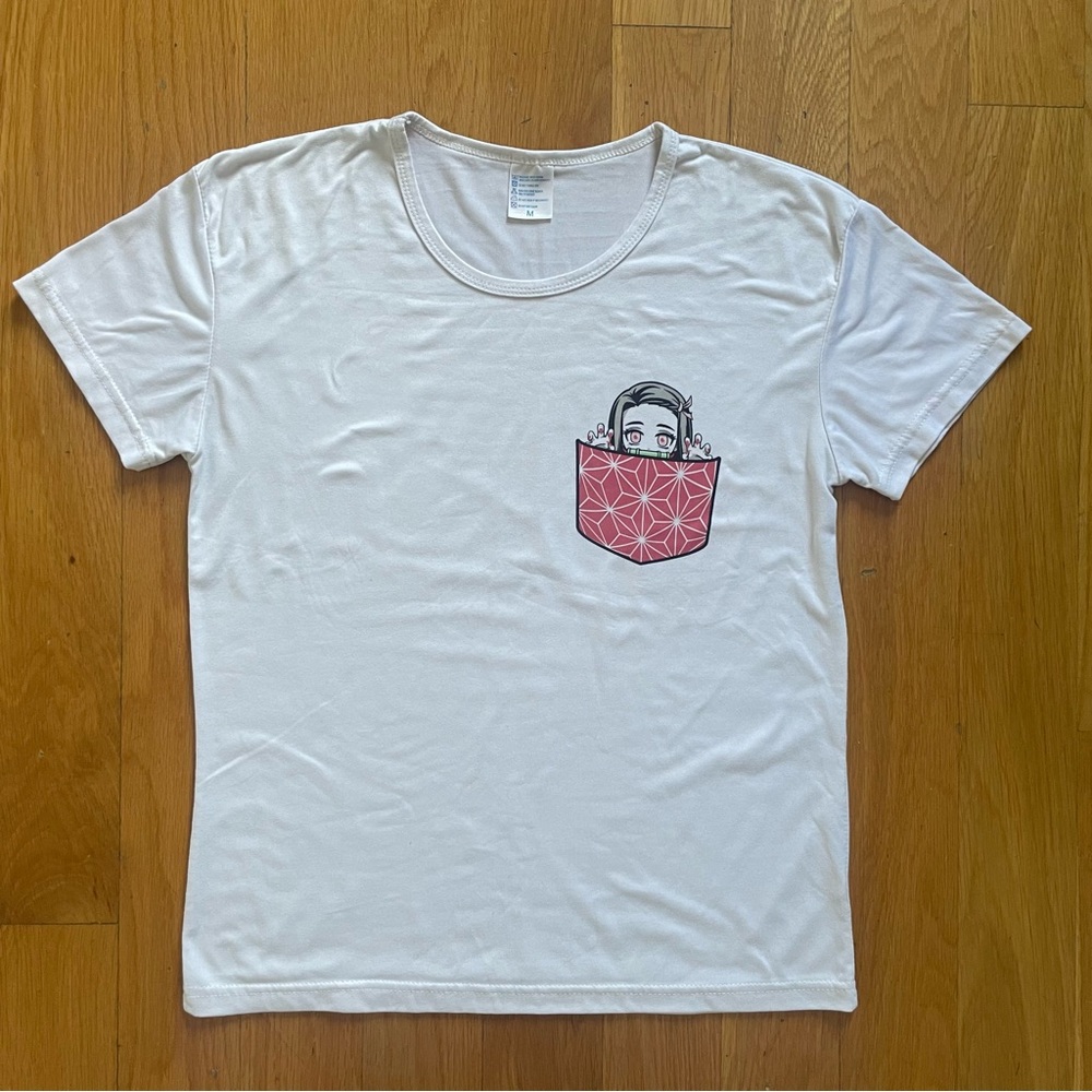Soft Graphic Print Tee Short Sleeve, Medium